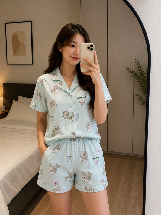 3 in 1 Cloud Cotton Sleepwear (S12)