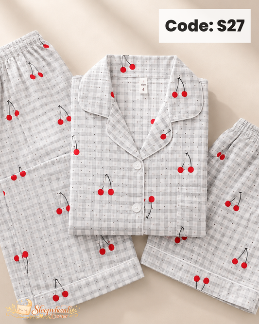 3 in 1 Cloud Cotton Sleepwear (S27)