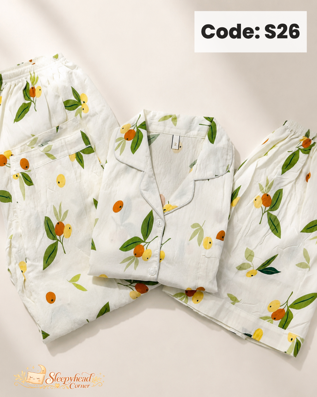 3 in 1 Cloud Cotton Sleepwear (S26)