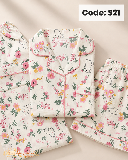 3 in 1 Cloud Cotton Sleepwear (S21)
