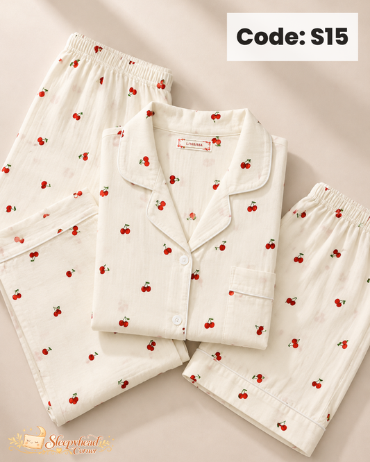 3 in 1 Cloud Cotton Sleepwear (S15)
