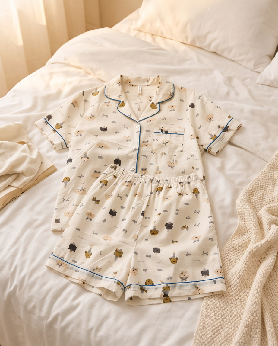 3-in-1 Cloud Cotton Sleepwear (S34)