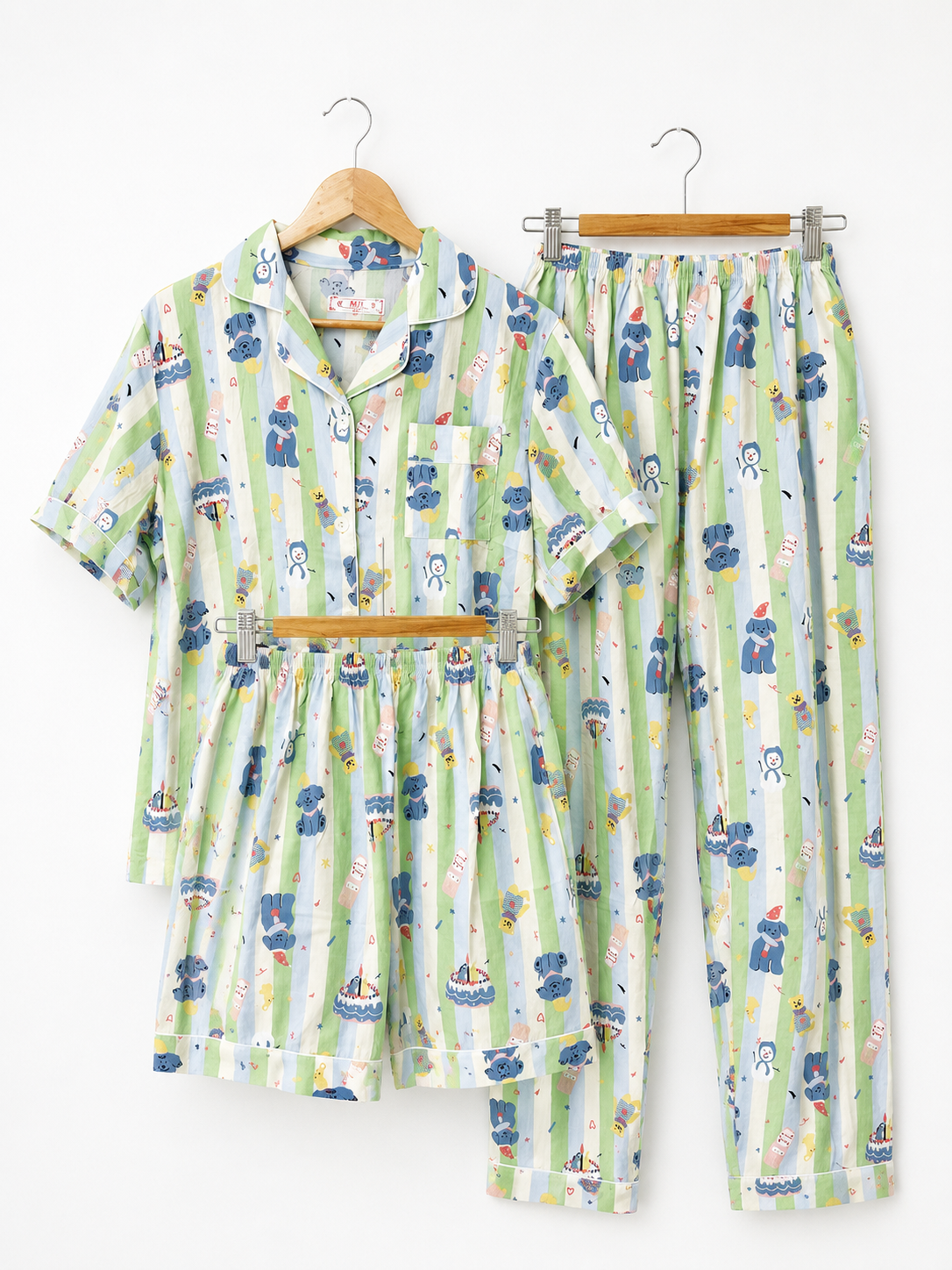 3-in-1 Cloud Cotton Sleepwear (S8)