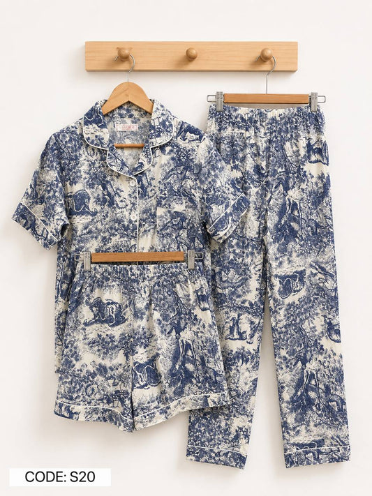 3-in-1 Cloud Cotton Sleepwear (S20)